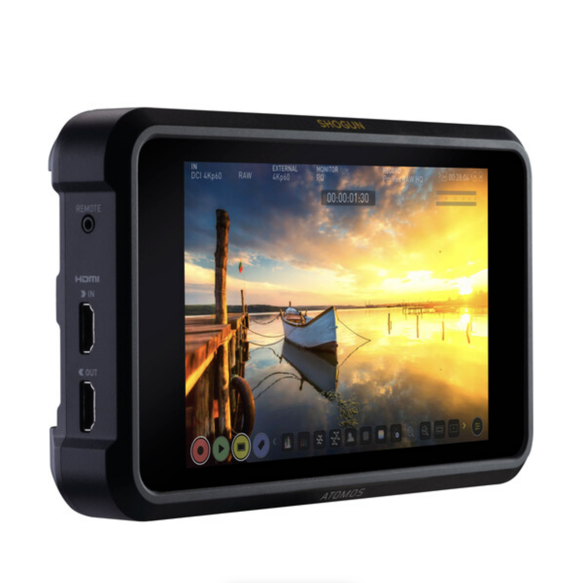 Atomos Shogun 7 6K HDR Monitor Recorder - Professional 4K/6K Video Recording & Live Streaming for Filmmakers