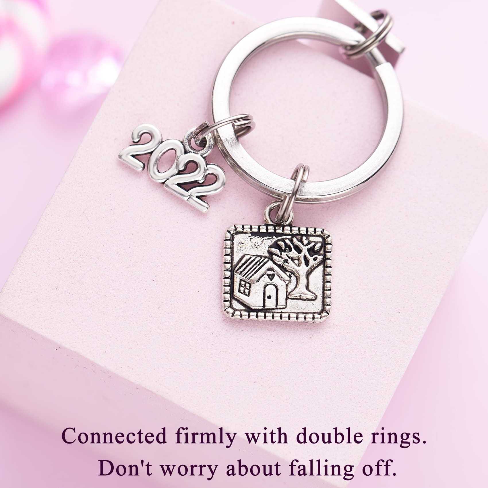 2023 Best Housewarming Gifts for New Homeowners - Elegant House Keychain Set - Perfect New Home Gift for Couples, Friends & Family - Ideal for Housewarming Parties, First Home Celebrations & Thoughtful Surprises