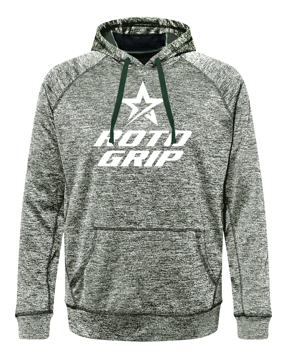 Roto Grip Classic White Performance Hoodie for Bowling - Moisture-Wicking, Breathable & Comfortable Hooded Sweatshirt for Men & Women - Perfect for Bowling Leagues, Practice & Casual Wear