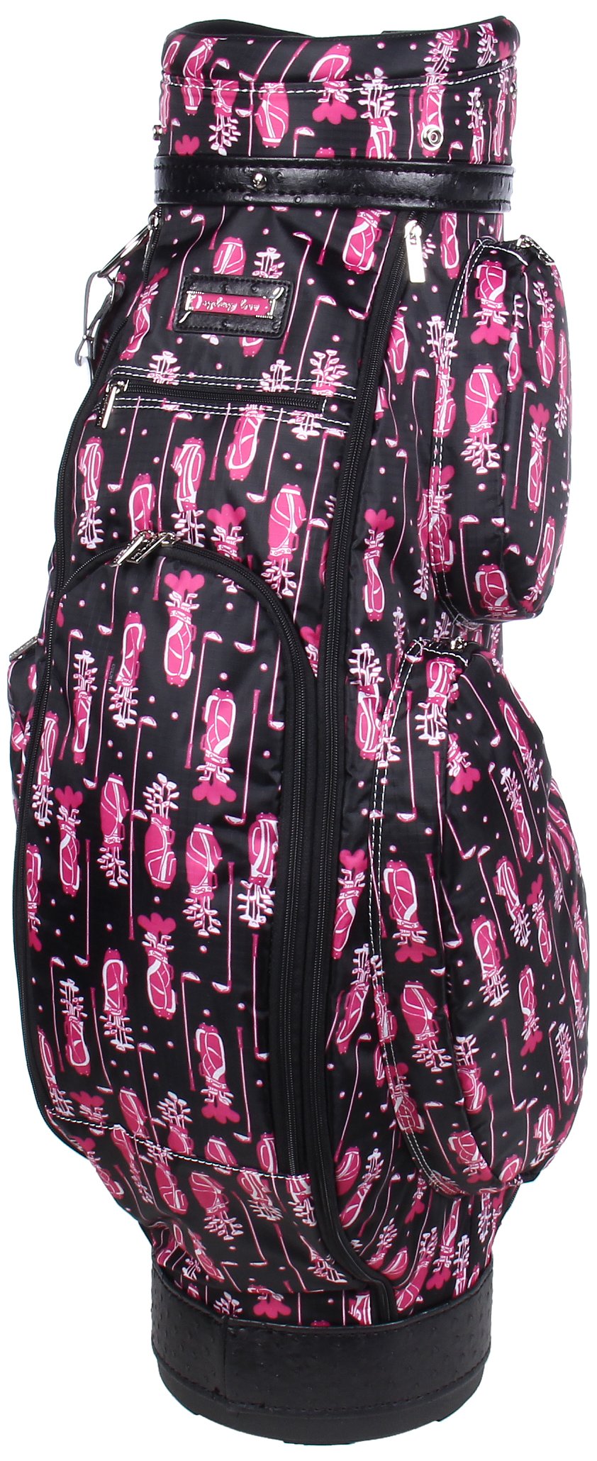 Premium Fuchsia Golf Bag for Women - Lightweight & Durable Stand Bag with Multiple Pockets - Perfect for Golf Tournaments, Driving Range & Outdoor Sports