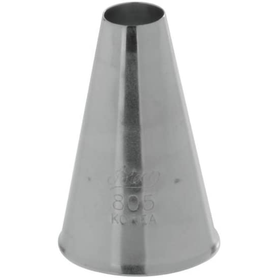 Stainless Steel Ateco 7/16 Plain Piping Tip - Professional Baking Decorating Nozzle for Cakes, Cupcakes & Cookies