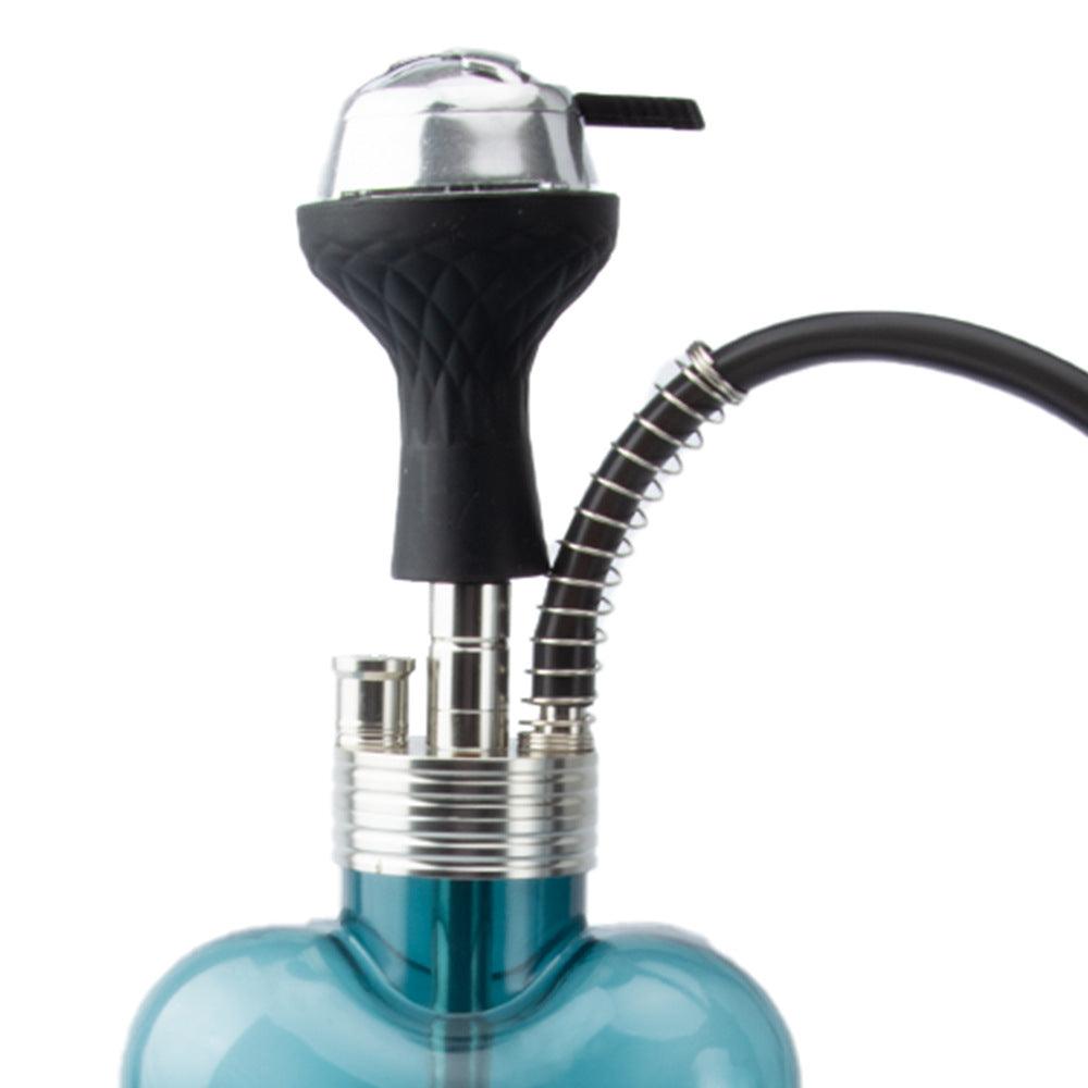 LED Heart Shaped Hookah Set - Acrylic Water Pipe for Shisha, Nargile, Sheesha | Perfect for Bar Parties, Home Gatherings & Relaxation