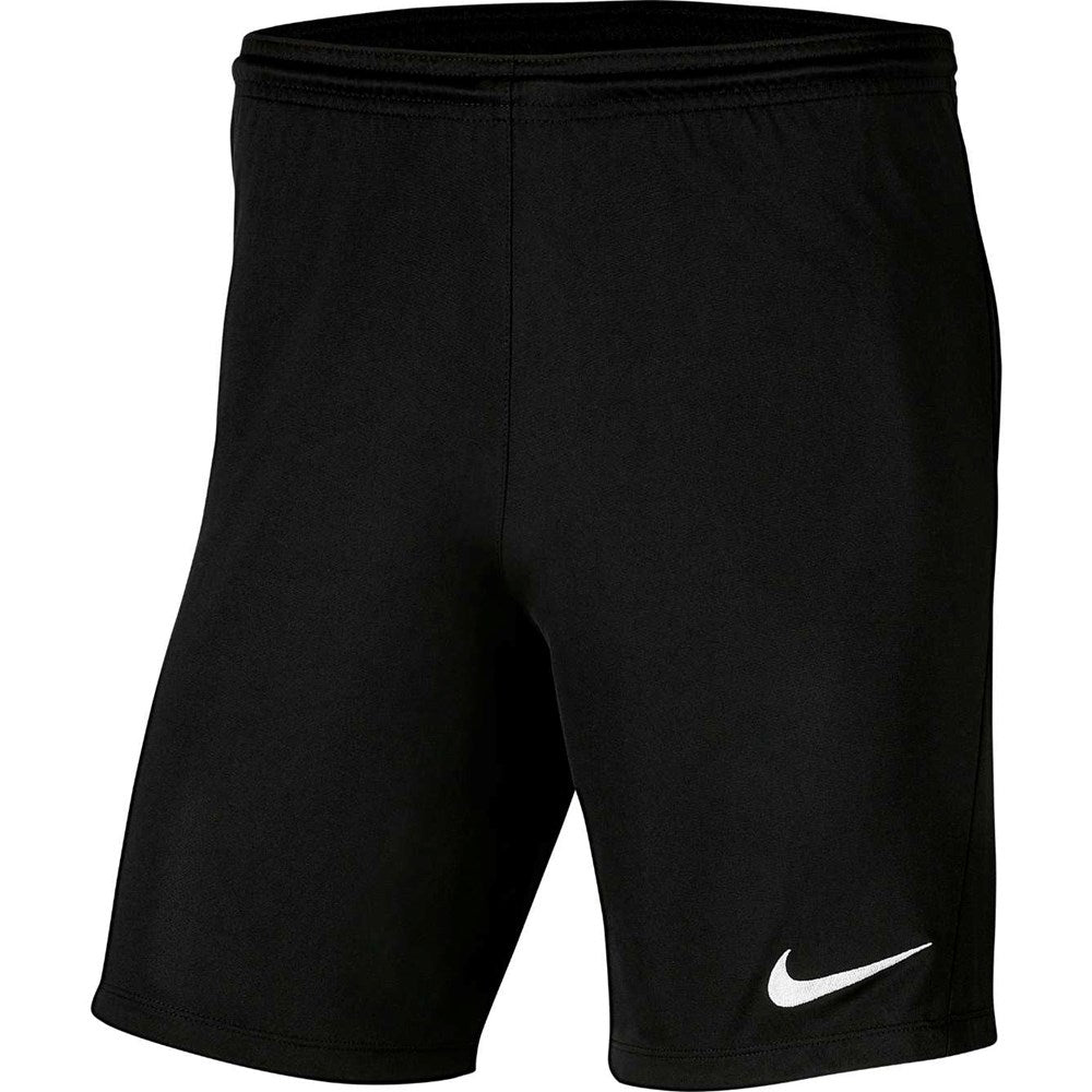 Nike Park III Knit Shorts for Men - Breathable Athletic Running Shorts with Elastic Waistband (Black) - Perfect for Gym, Jogging, and Casual Wear