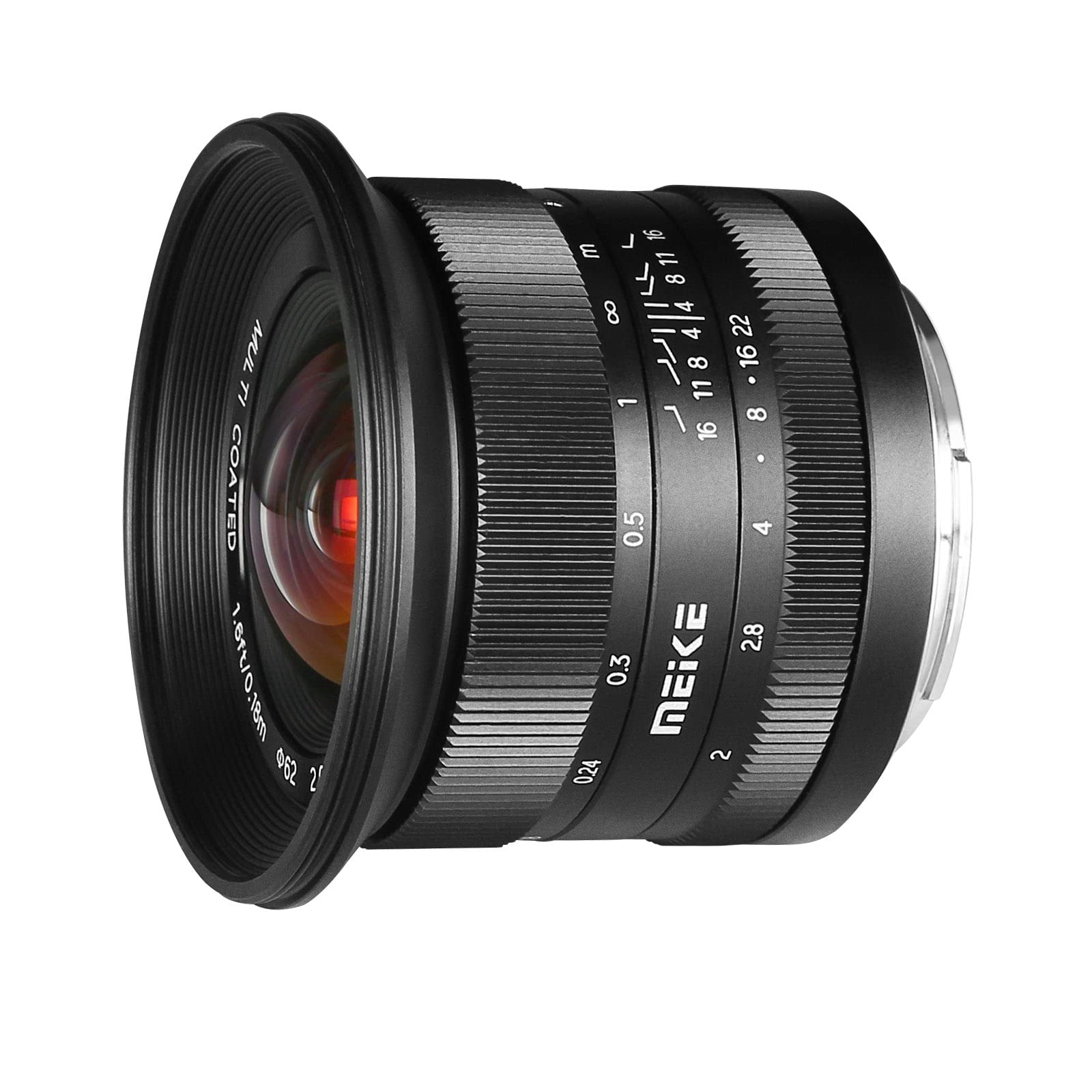 Meike 12mm F2.0 Ultra Wide Angle Manual Focus Lens for Sony E Mount APS-C Mirrorless Cameras - Compatible with NEX 3/5T/6/7, A6000/A6100/A6300/A6400/A6500/A6600 - Perfect for Landscape, Architecture & Astrophotography