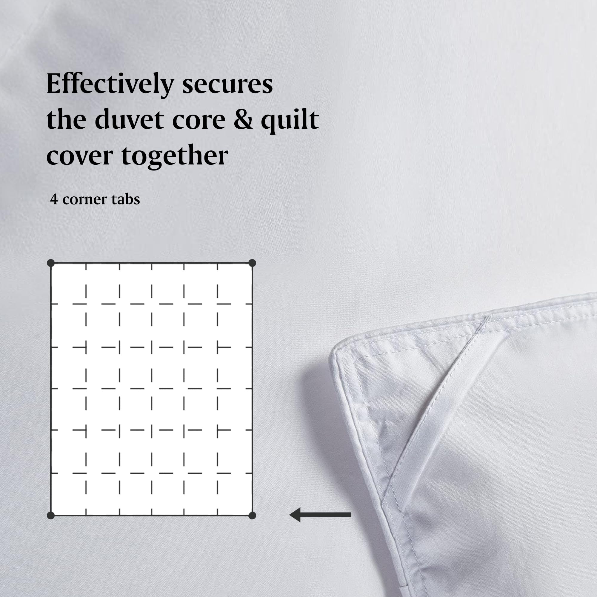 Beautyrest White Goose Down Comforter Queen Size - All Seasons 650 Fill Power European Down Duvet Insert | Hypoallergenic Sateen Cotton Cover | Made in USA | Perfect for Cozy Bedroom & Guest Room Comfort