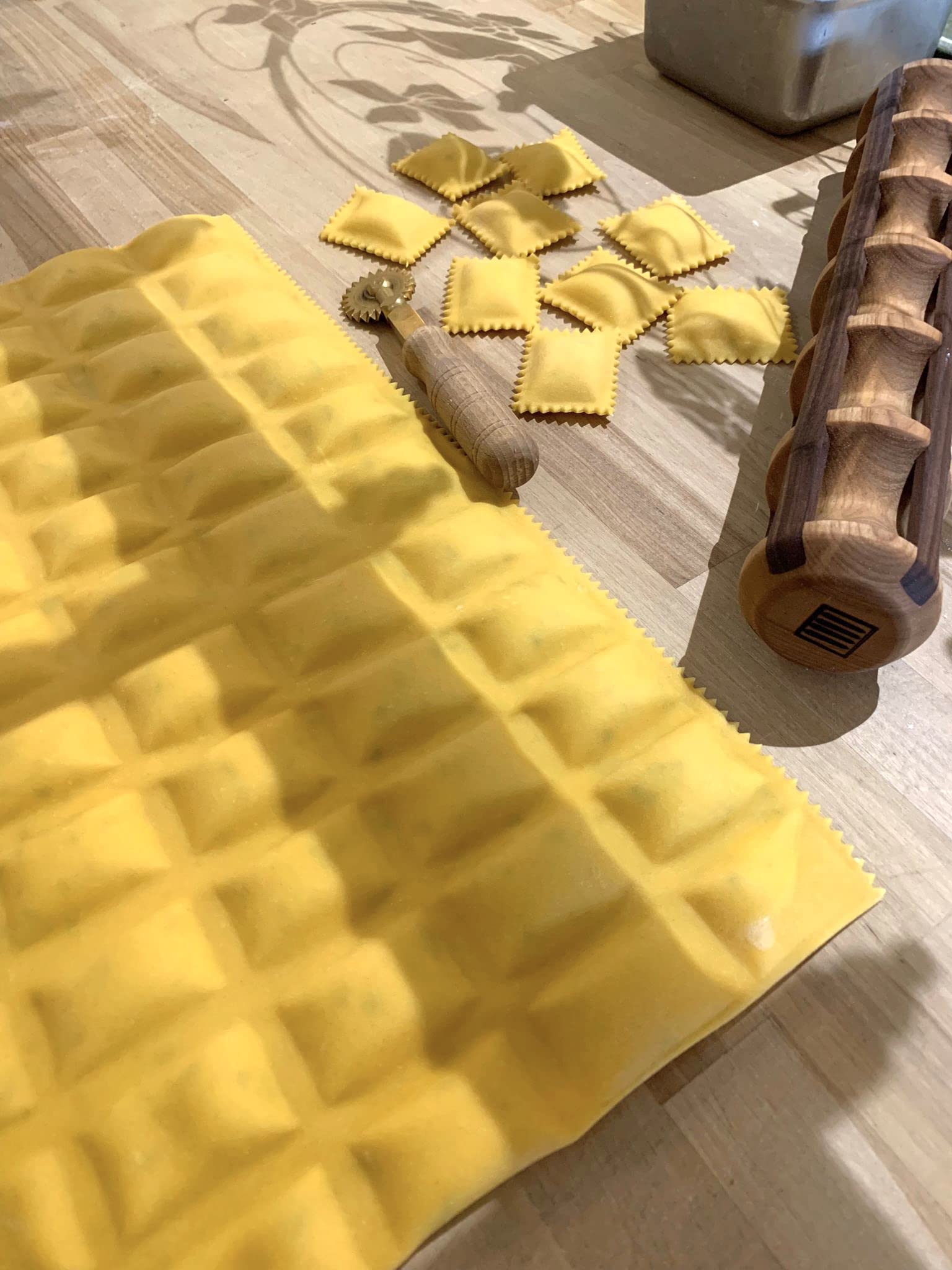Premium Walnut Ravioli Rolling Pin - 16.5
