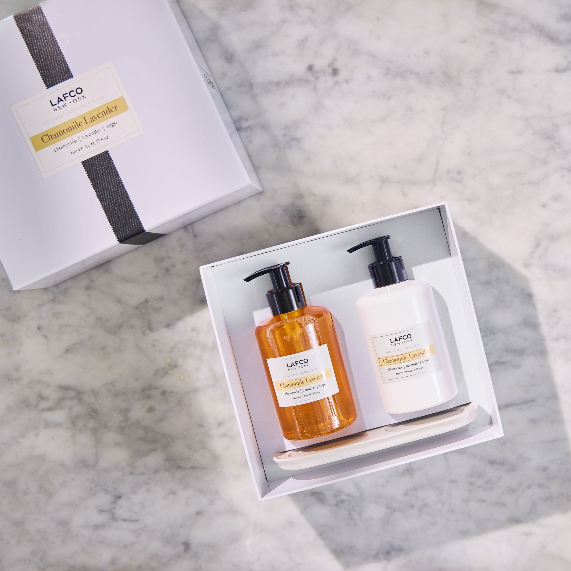Premium Chamomile Lavender Hand Care Gift Set - Moisturizing Hand Cream & Cuticle Oil - Perfect for Spa Days, Self-Care & Relaxation Gifts