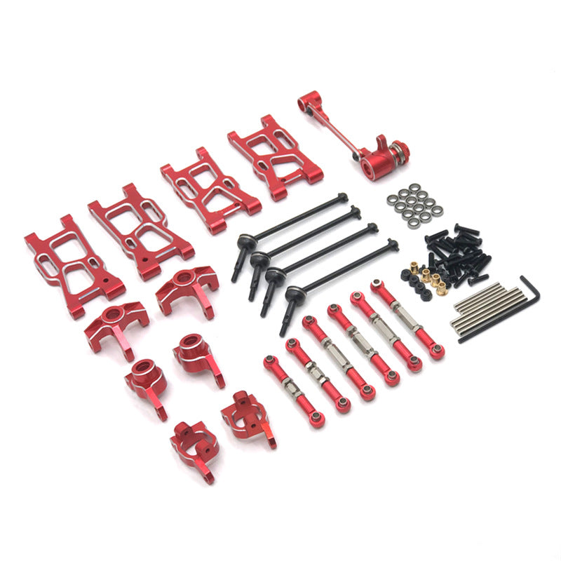 WLTOYS 1/14 & 1/12 Scale RC Car Upgrade Kits - Metal Parts for 144010, 144001, 144002, 124017, 124016, 124018, 124019 Models - Perfect for Off-Road Racing & DIY RC Car Customization