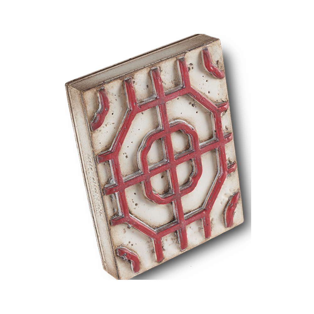 SID DICKENS Conundrum - Handcrafted Wooden Wall Art Tile for Home Decor, Perfect for Living Room, Bedroom & Office Decoration