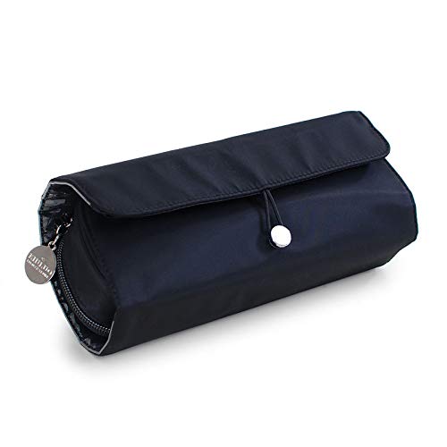 Waterproof Cosmetic Bag for Makeup Brushes - Travel Organizer & Rolling Pouch for Cosmetics Case - Perfect for Travel, Gym, and Daily Makeup Storage