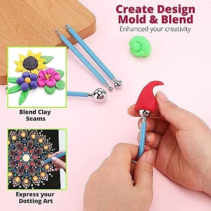 9 PCS SCHMIDT Dotting Tools Set for Mandala Painting, Nail Art & Rock Painting – Multiuse Dot Art Supplies for Adults & Kids | Perfect for DIY Crafts, Home Decor & Creative Projects