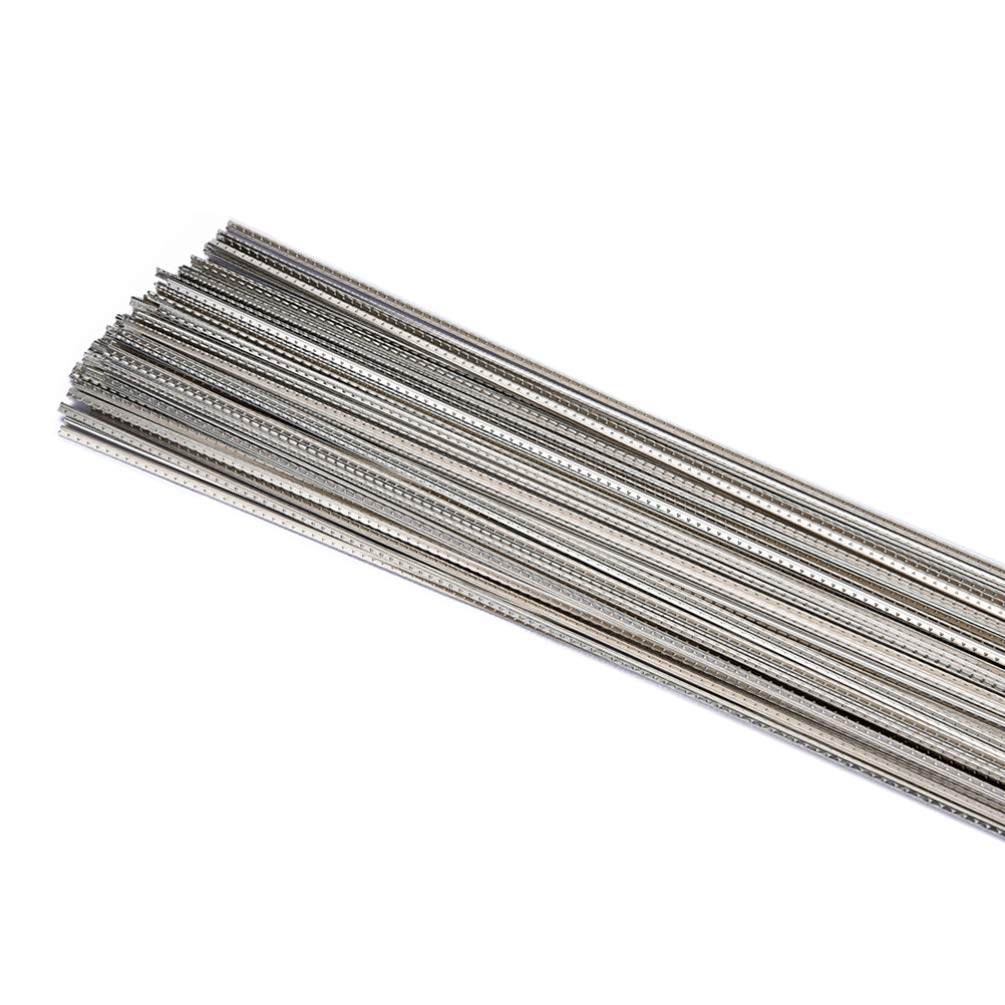 EXCEART 20pcs Guitar Fret Wire Kit - White Copper & Stainless Steel Bass Guitar Replacement Parts for Electric, Acoustic, Bass & Ukulele - Perfect for DIY Guitar Repair & Maintenance