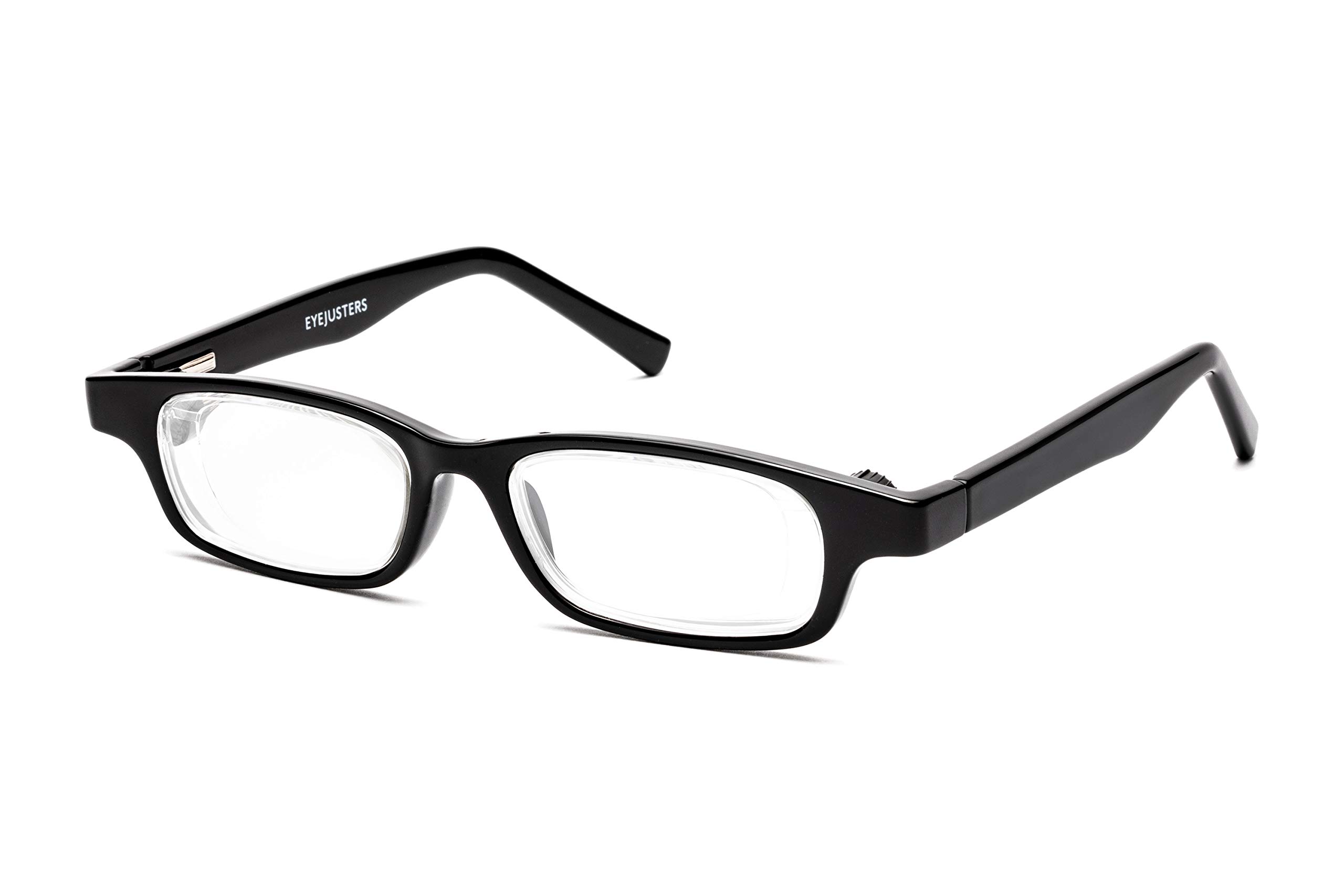 Self-Adjusting Reading Glasses - Oxford Style Gray Tortoise Frame for Men & Women - Perfect for Reading, Computer Work & Outdoor Activities