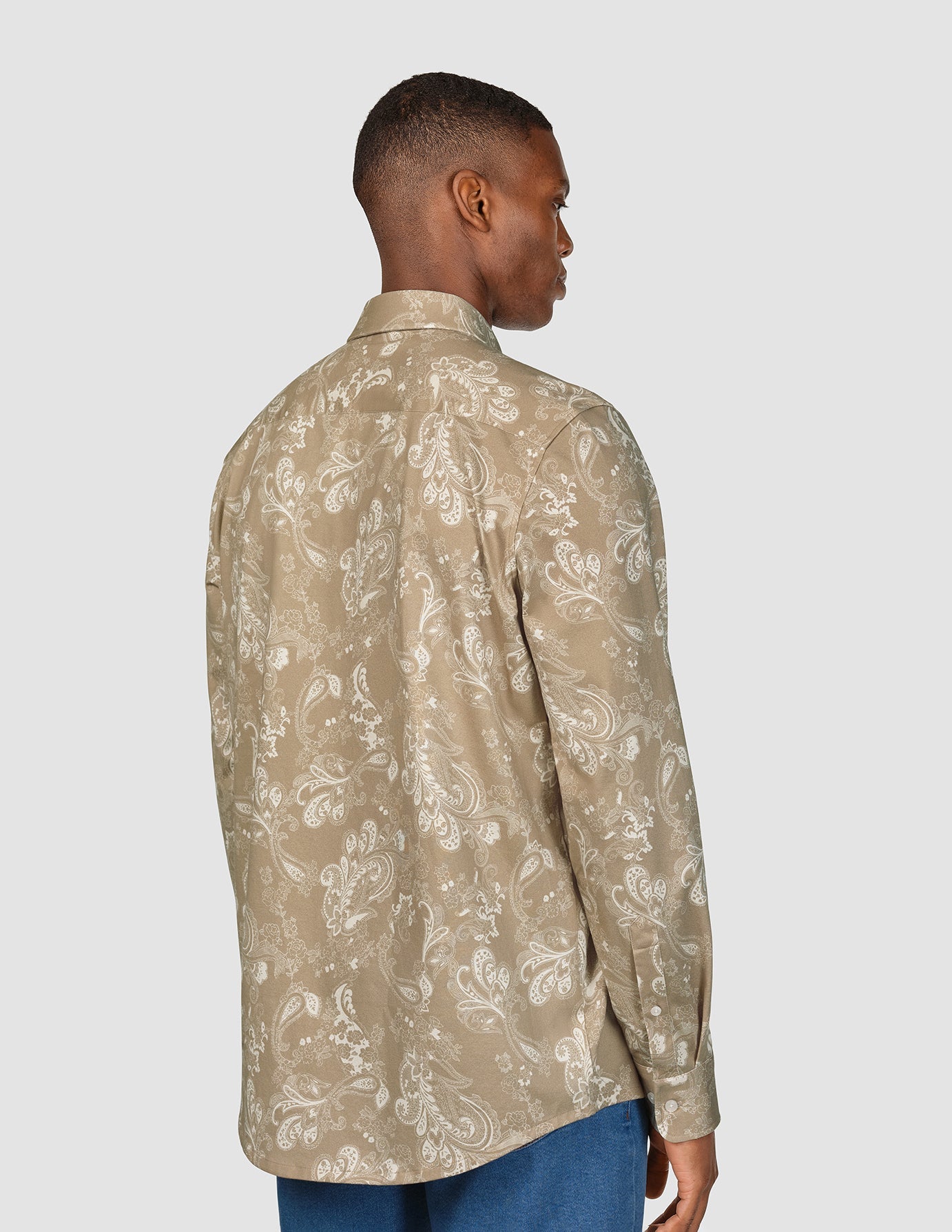 Classic Slim Fit Paisley Shirt for Men - Stylish Casual & Office Wear - Perfect for Date Nights, Business Meetings & Everyday Outfits
