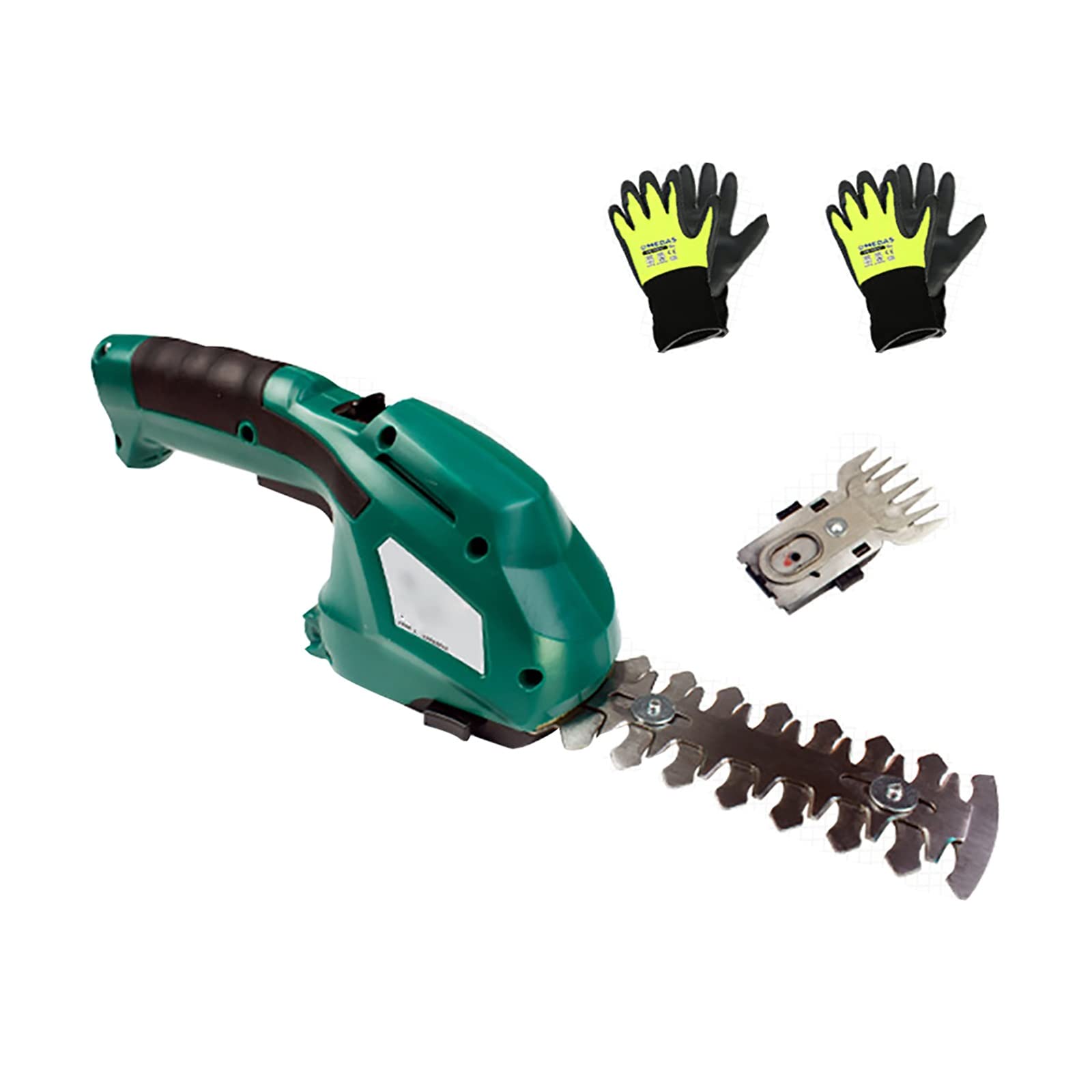 BeiLiHe 2-in-1 Cordless Hedge Trimmer & Grass Shear - 7.2V Rechargeable 1300mAh Lithium-Ion Battery, Lightweight Garden Tool for Lawn Mowing, Edging & Border Trimming with Multi-Angle Adjustment - Perfect for Home Landscaping & Yard Maintenance
