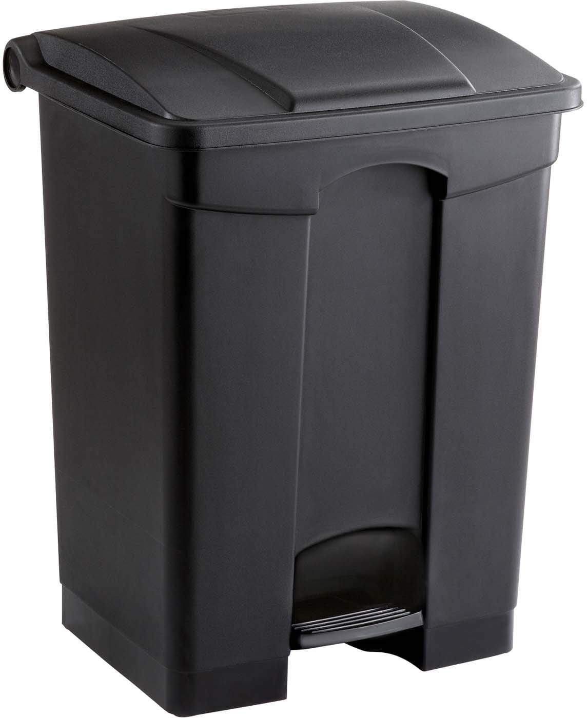 17 Gallon Step-On Plastic Trash Can with Lid - Hands-Free Foot Pedal for Kitchen, Bathroom, Office & Home Use - Durable & Odor-Proof Waste Bin (Model 9922)