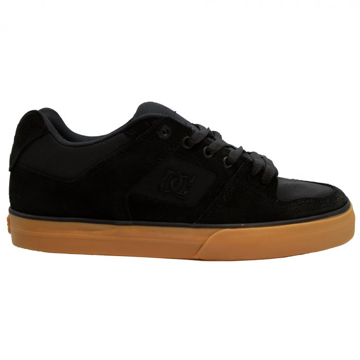 DC Pure KKG C Skate Shoes for Men - Black Gum Sole | Comfortable & Durable Sneakers for Skateboarding, Streetwear & Casual Wear