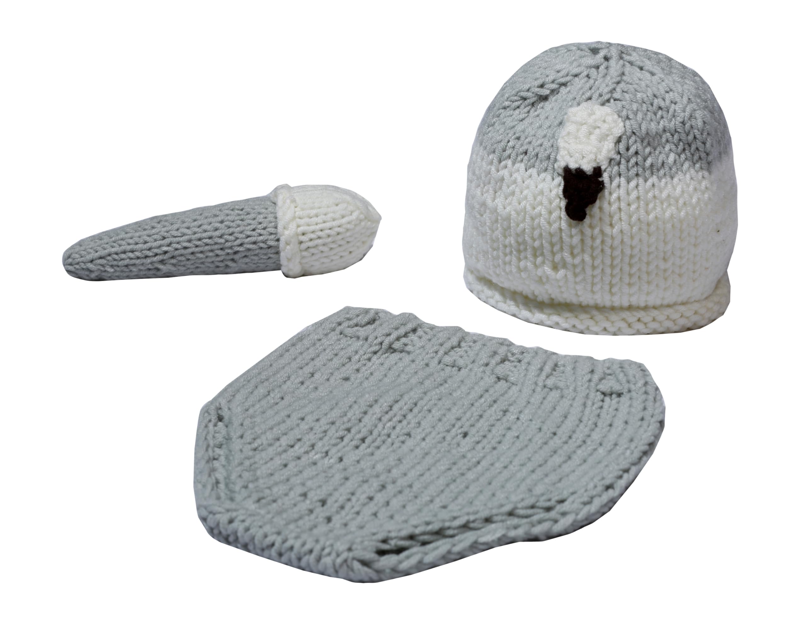 Adorable Newborn Baby Crochet Knit Ice Cream Cone Costume - Soft Photography Prop for Newborn Photo Shoots, Baby Showers & Milestone Pictures