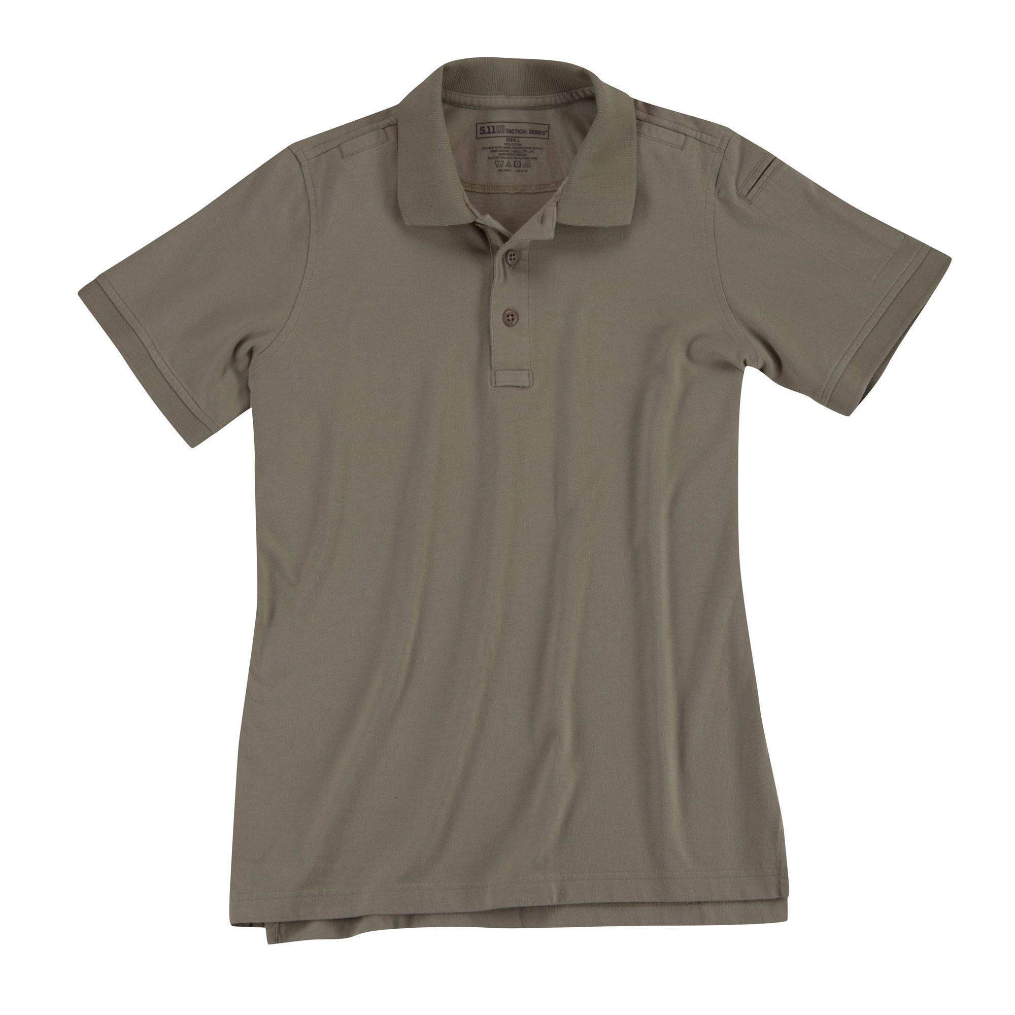 5.11 Tactical Women's Short Sleeve Polo Shirt - 100% Cotton Jersey Knit Tactical Shirt (Style 61164) | Perfect for Outdoor Activities, Range Training & Professional Workwear