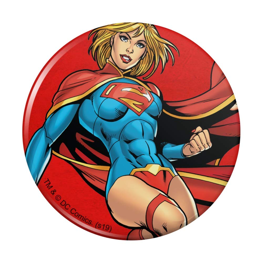 Superman & Supergirl Character Fridge Magnets - Fun Kitchen & Locker Decor for Fans - Perfect for Refrigerators, Lockers, and Office Spaces