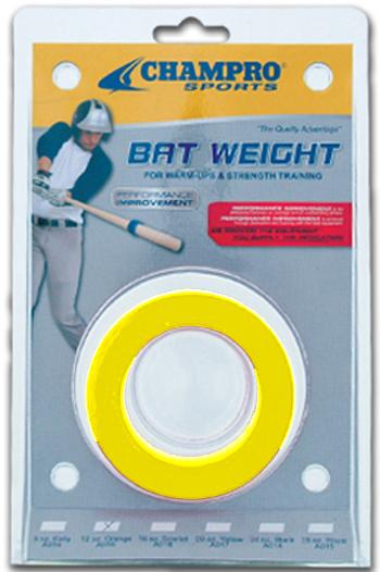 Champro 20 oz Baseball Bat Weight - A017 Training Aid for Hitting Practice & Strength Training | Perfect for Baseball & Softball Players