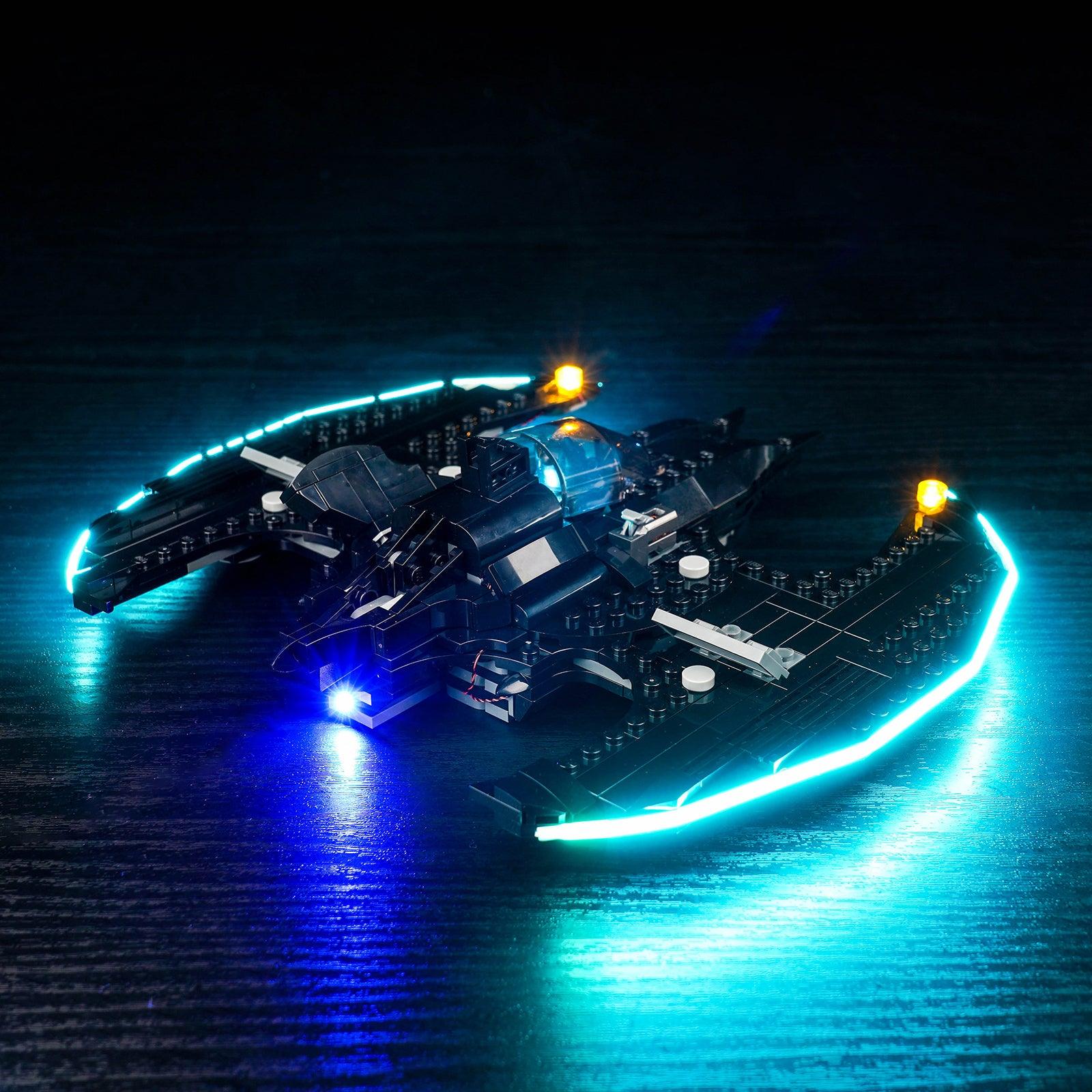 LEGO Batwing 76265 LED Light Kit - Batman vs. The Joker Building Set Accessories | Enhance Your DC Superhero Display & Nighttime Decor