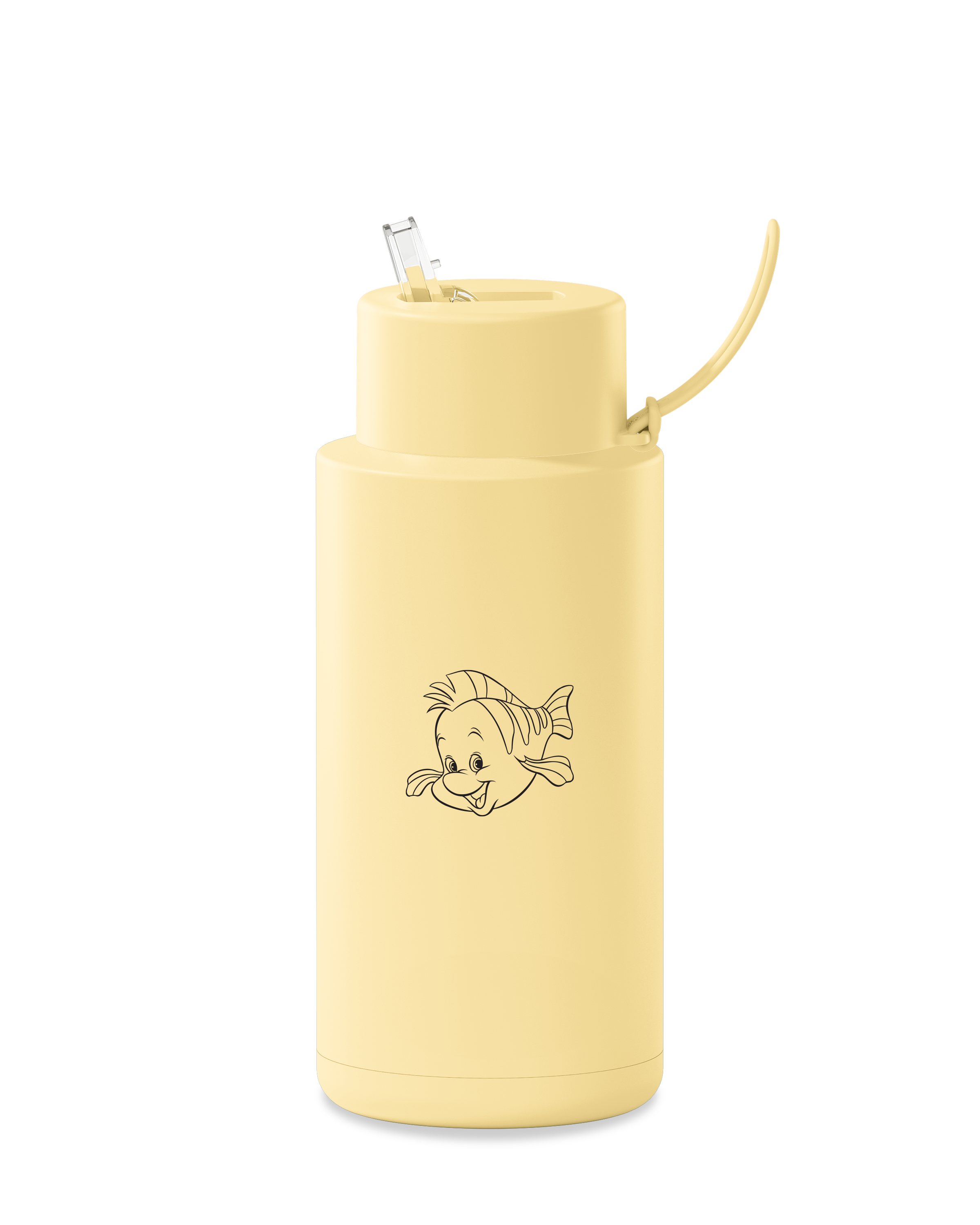 The Little Mermaid Ceramic Reusable Water Bottle - 34oz (1000ml) Insulated Travel Mug for Kids & Adults - Perfect for School, Gym, Hiking & Outdoor Activities