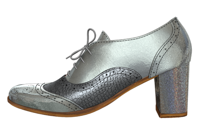 Holborn Oxford Heels for Women - Classic Comfortable Low Heel Dress Shoes for Office, Business & Formal Occasions