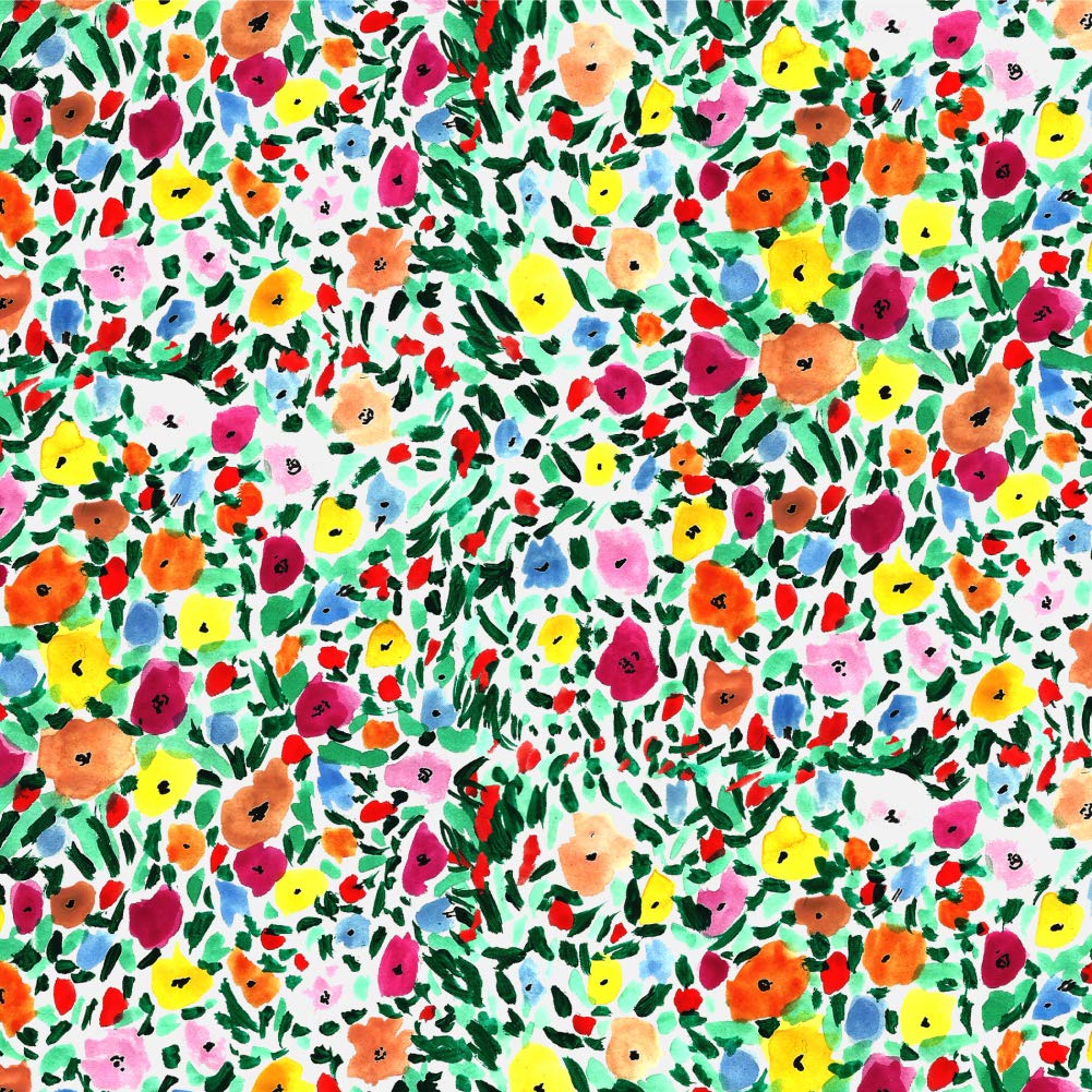 Flower Garden Gift Wrap Paper Rolls - Eco-Friendly Wrapping Paper for Birthdays, Weddings & Holidays - GRAPHICS & MORE Premium Wrapping Paper for DIY Crafts, Gift Bags & Present Wrapping