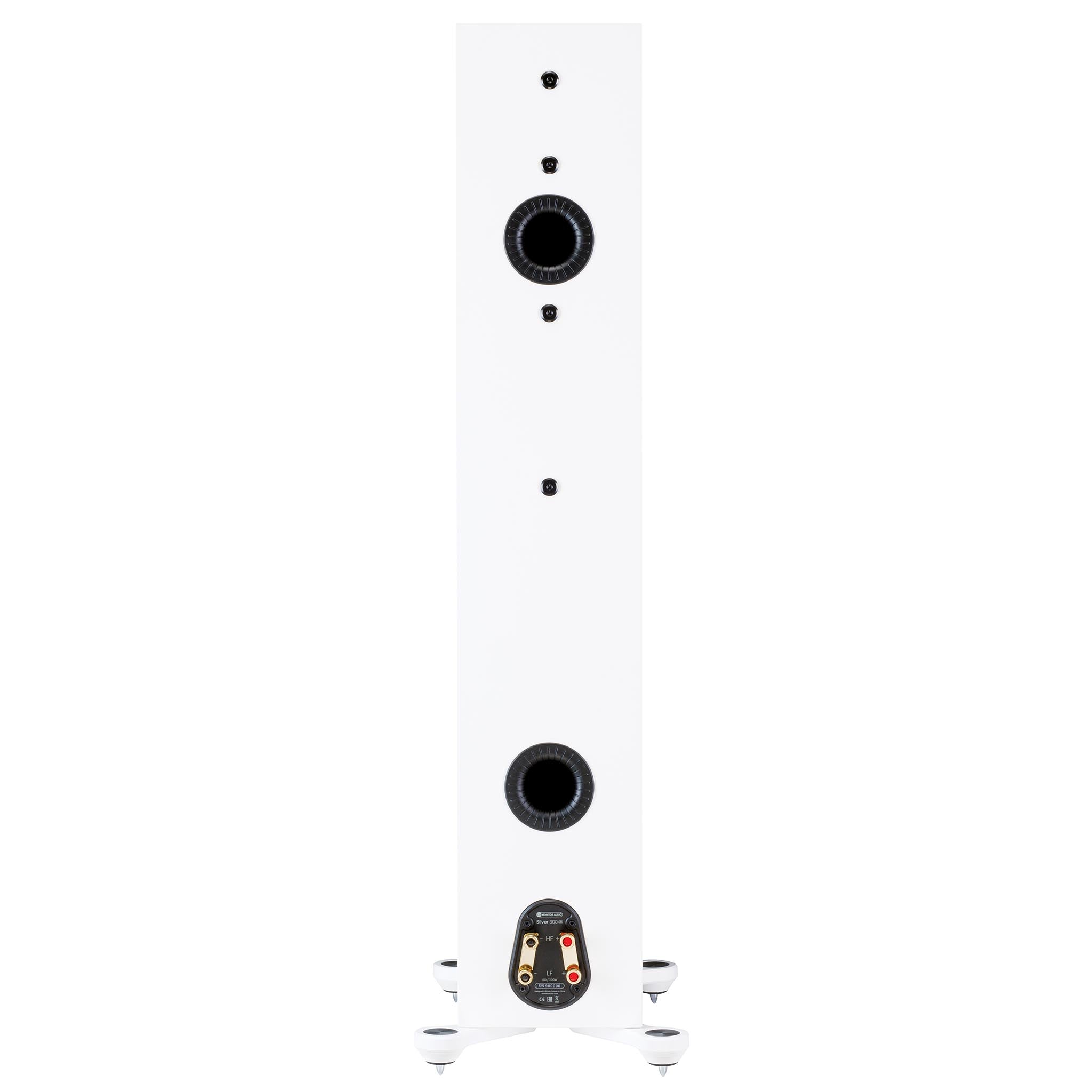 Monitor Audio Silver 300 7G Floorstanding Speakers (Pair) - High-End HiFi Audio System for Home Theater & Music Listening
