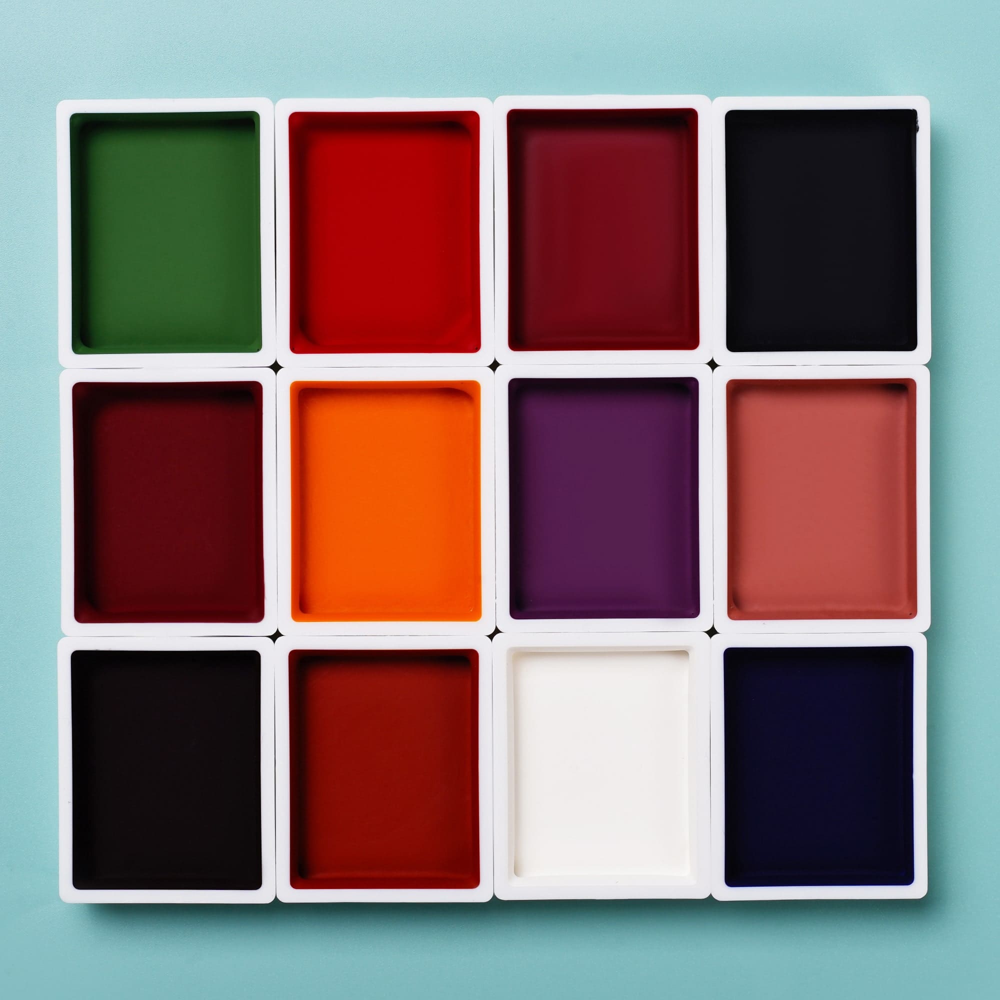 Narrative Cosmetics Alcohol Palette Refill Pans - Professional FX Makeup Colors for Special Effects, Halloween & Theater - High Pigment Alcohol-Based Makeup for Face & Body Art