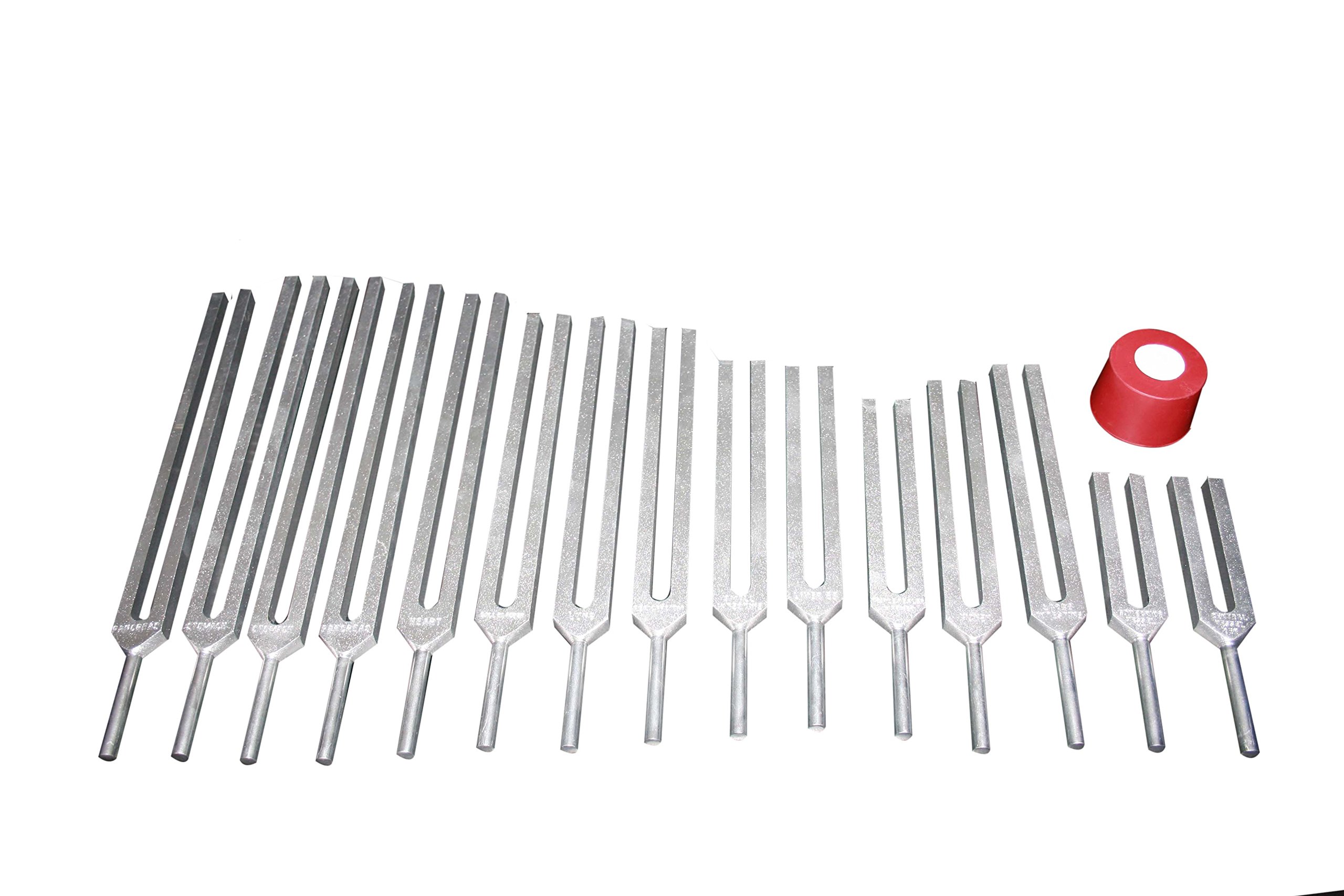 Chakra Healing Tuning Forks Set - 15 Harmonic Tuning Forks with Activators & Velvet Pouch for Energy Balancing, Sound Therapy, and Meditation | Perfect for Reiki Practitioners, Yoga, and Holistic Healing