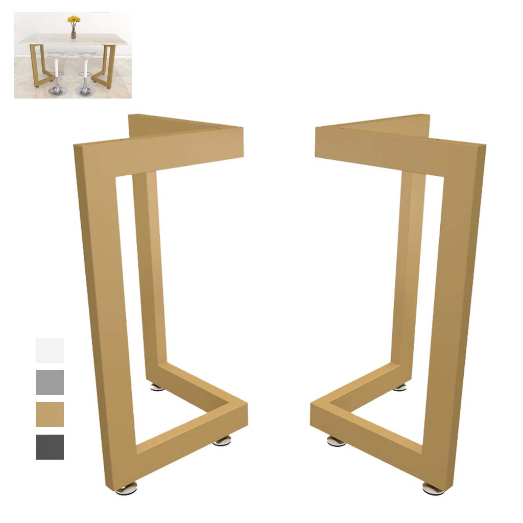 Adjustable Table Legs for Dining & Bar - High-Temperature Baking Paint, Rust-Resistant, Sturdy Welded Design - Perfect for Kitchen Islands, Counter Height Tables & Home Furniture