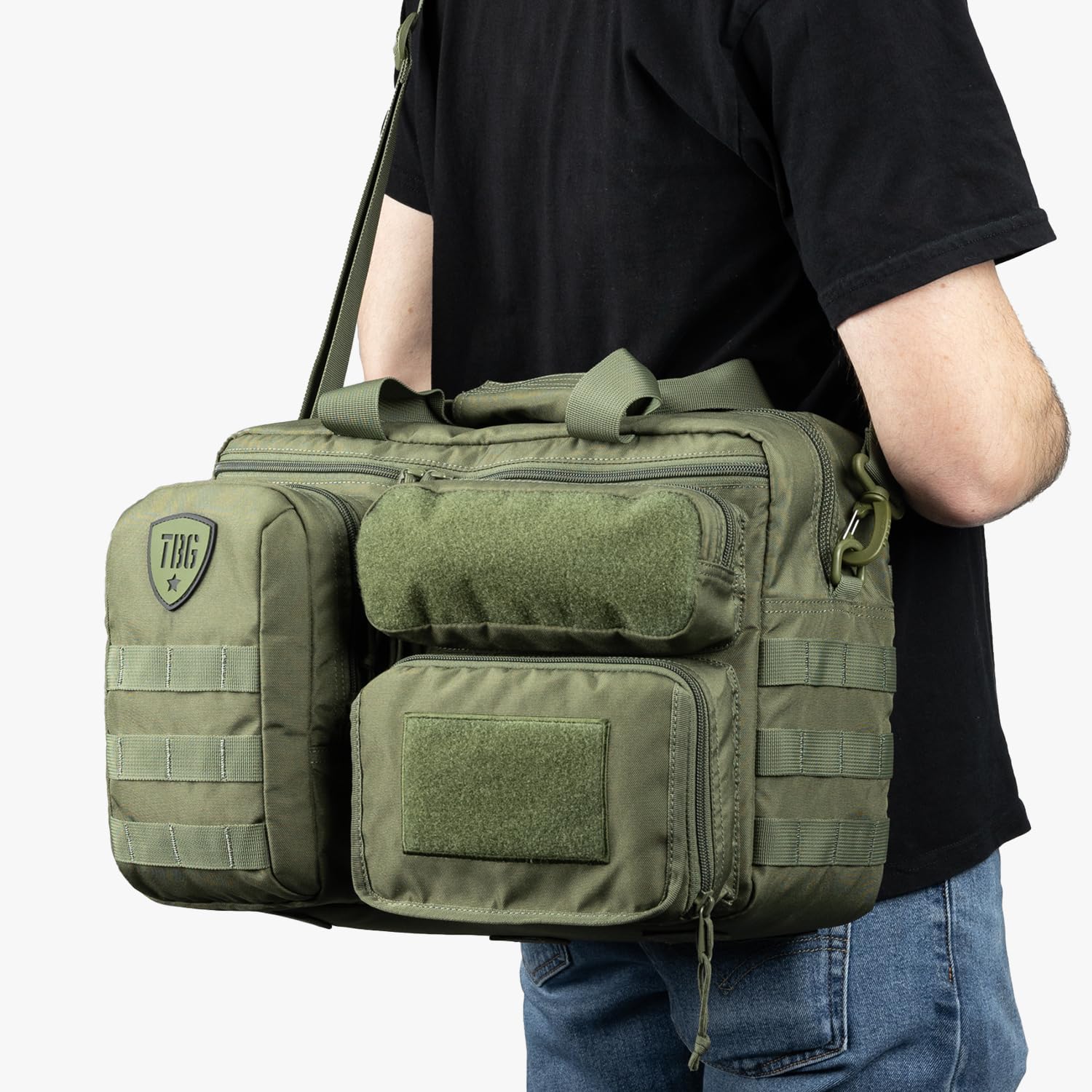 4th Gen Tactical Diaper Bag for Dads - Military Style Baby Carrier with Changing Mat & Stroller Straps | Durable, Spacious & Organized for Outdoor Adventures, Travel & Everyday Use