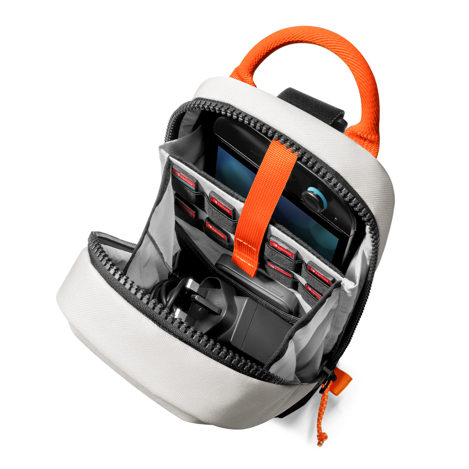 GameOn G49 Nintendo Switch 2 Sling Bag - Compact & Water-Resistant Carrying Case for Switch Console & Accessories - Perfect for Travel, Commuting & Gaming On-The-Go