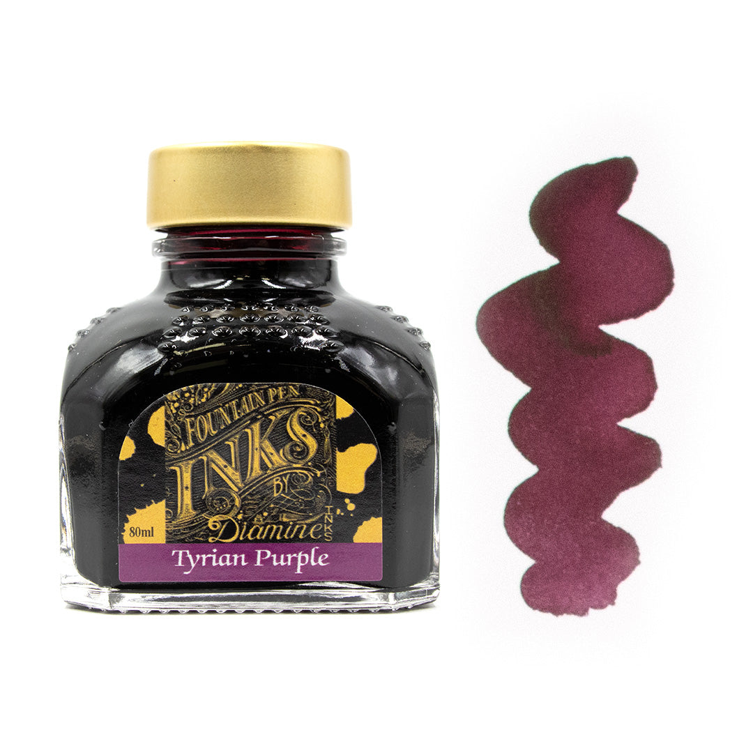 Premium Diamine Ink Bottle 80ml - Vibrant Fountain Pen Ink for Calligraphy, Journaling & Artistic Writing - Smooth Flow & Rich Colors