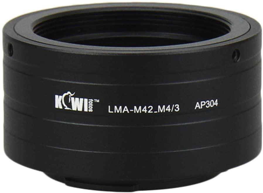 Kiwi M42 to Micro 4/3 Lens Mount Adapter - Compatible with Panasonic & Olympus Cameras - Perfect for Vintage Lens Photography & Videography