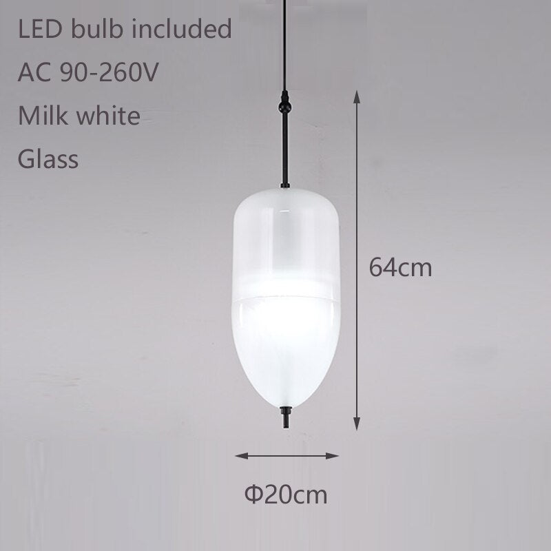 Tear Drop Glass Pendant Lights - Modern Dimmable Chandelier for Living Room, Dining Room, Bedroom & Kitchen | Elegant Hanging Ceiling Light Fixture