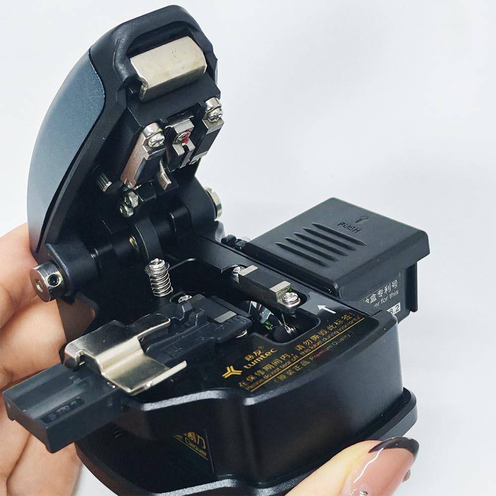TUMTEC A10 One-Step Fiber Optic Cutter Kit - FTTH Cable Cutting Knife & Fusion Splicer Tool - Perfect for Fiber Optic Installation, Maintenance, and Network Repair