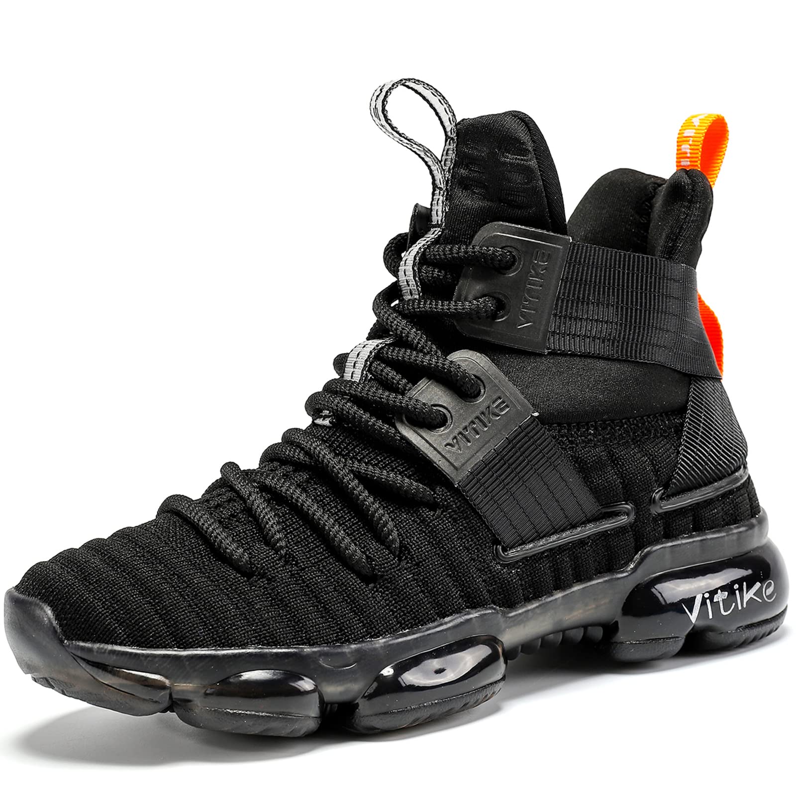 **JMFCHI Kids Basketball Shoes - High-Top Sports Sneakers for Boys & Girls, Non-Slip Durable Lace-Up Running Shoes for Little & Big Kids - Perfect for Indoor & Outdoor Play, Training & Casual Wear**
