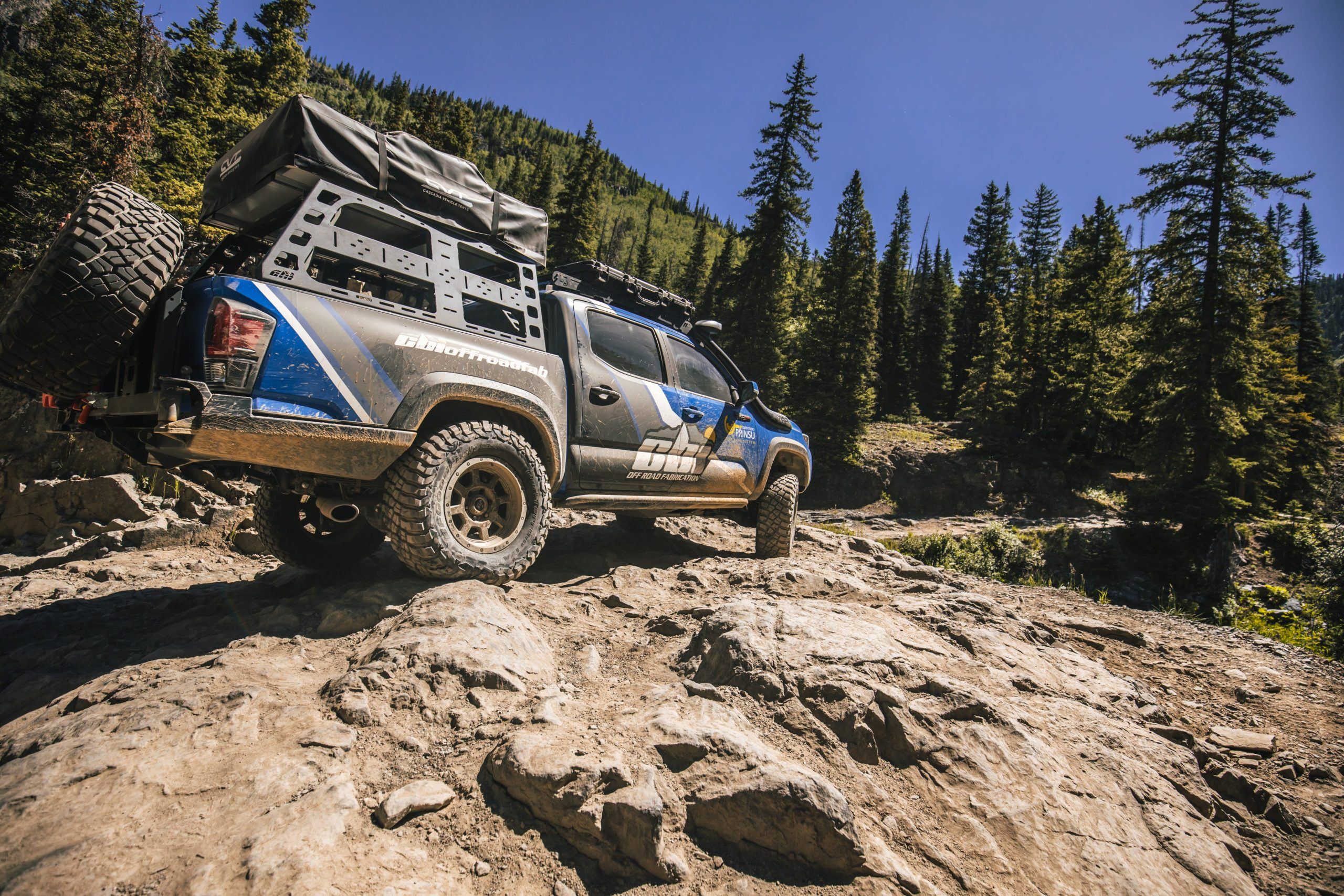 16-23 Toyota Tacoma High Clearance Swing Arm Rear Bumper - Heavy Duty Off-Road Bumper for Enhanced Protection & Towing | Perfect for Overlanding, Rock Crawling & Adventure Trucks