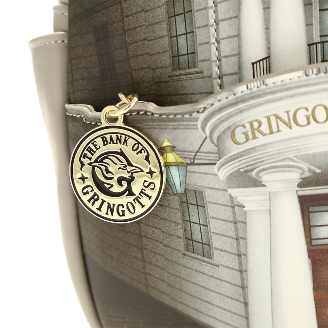 Loungefly Harry Potter Gringotts Bank Dragon Crossbody Bag - Official Licensed Wizarding World Merchandise - Perfect for Cosplay, Comic Con & Harry Potter Fans