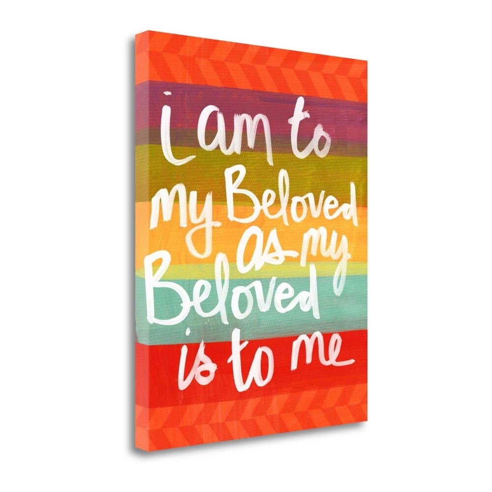 Beloved By Linda Woods - Premium Fine Art Giclee Print on Gallery Wrapped Canvas - Ready to Hang Wall Decor for Living Room, Bedroom & Office