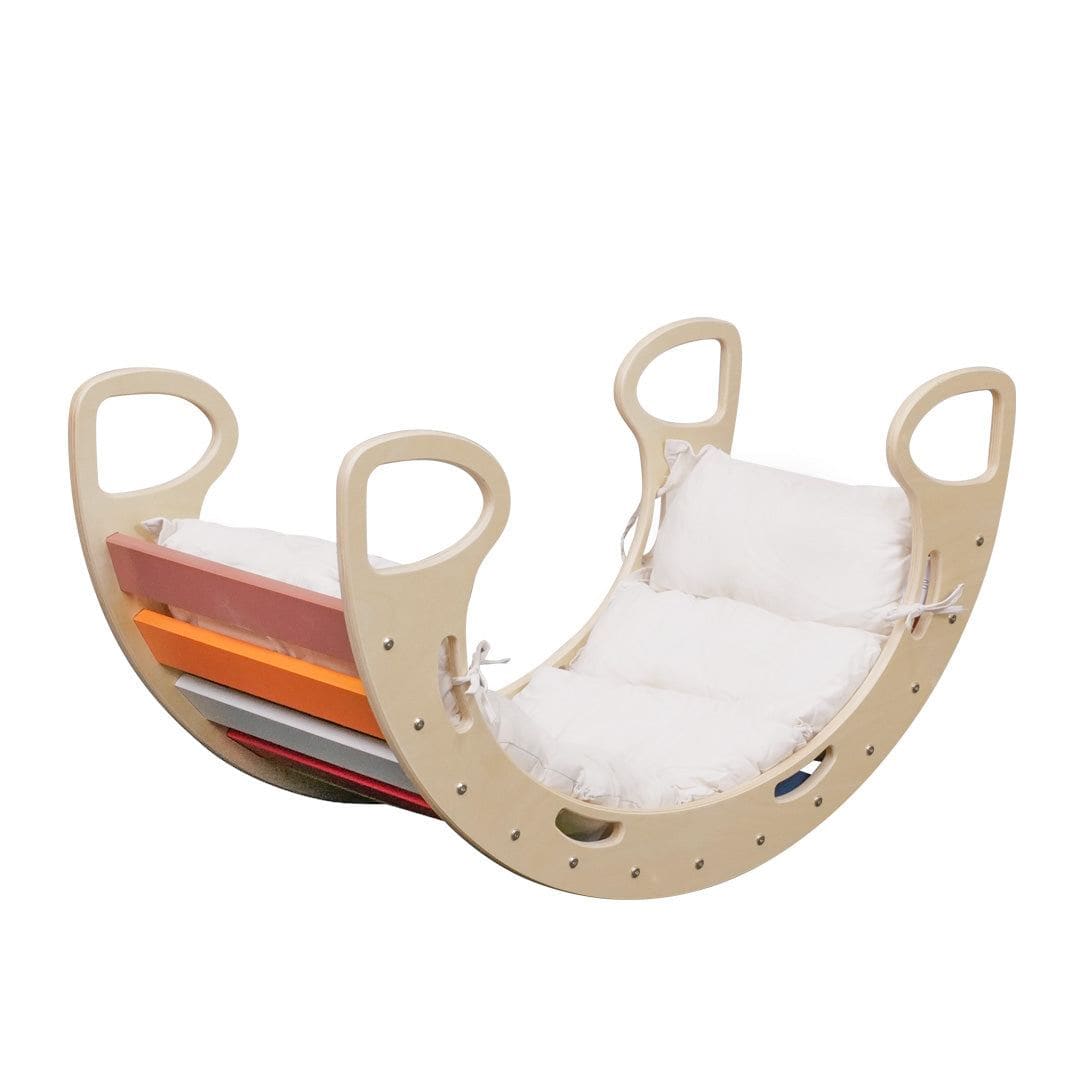 Best Wooden Rocking Horse for Kids - Natural Wood Toddler Rocker Chair - Perfect for Playroom, Nursery, and Indoor Playtime