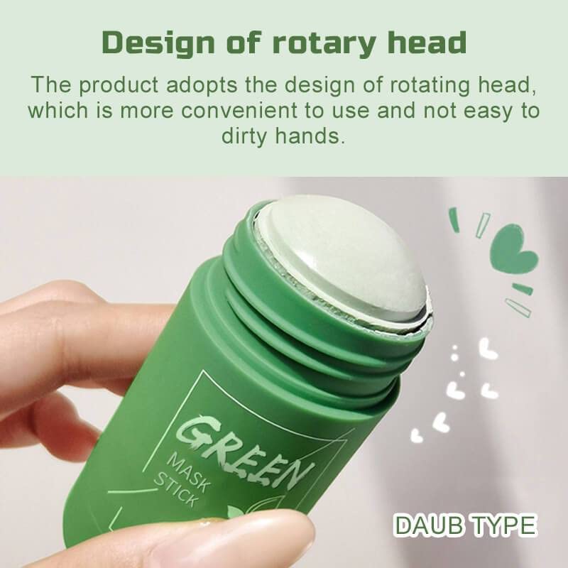Dreamshop Green Tea Cleansing Mask Stick for Face - Deep Pore Cleanser for Blackheads & Whiteheads | Oil Control & Anti-Acne Treatment | Green Tea Face Mask Stick for Men & Women | Perfect for Daily Skincare Routine & Travel