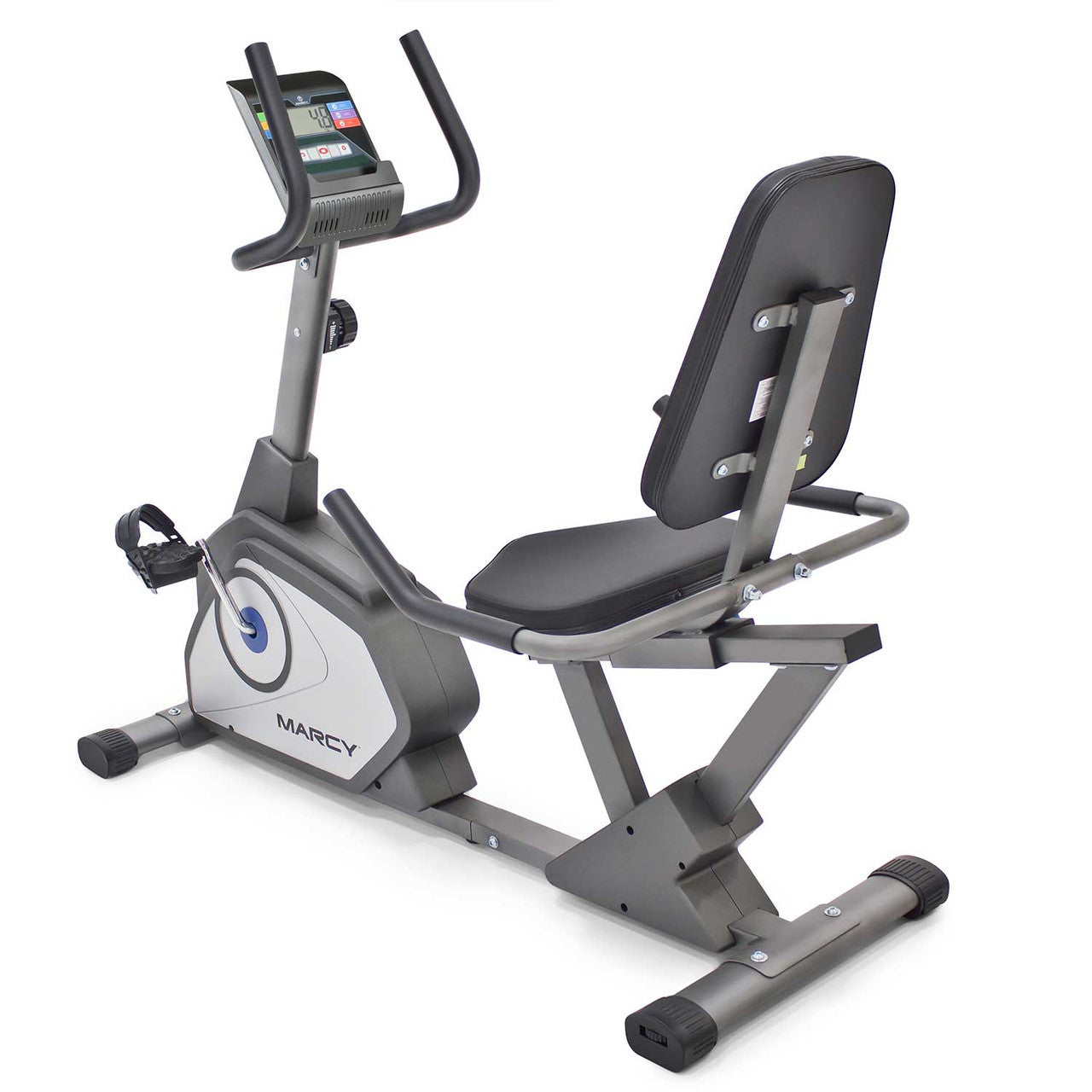 Marcy NS 40502R Recumbent Exercise Bike - Comfortable Home Workout Equipment for Cardio & Strength Training | Perfect for Home Gym, Rehabilitation & Low-Impact Fitness