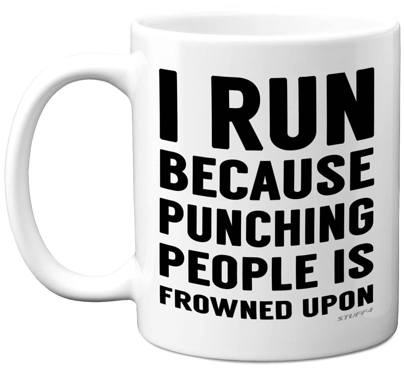 Funny Triathlon Runner Mug - 11oz Ceramic Coffee Cup for Runners | Half Marathon Gift for Women & Men | Dishwasher Safe | Perfect for Birthday, Christmas & Congratulations | Great for Post-Race Celebrations & Office Use