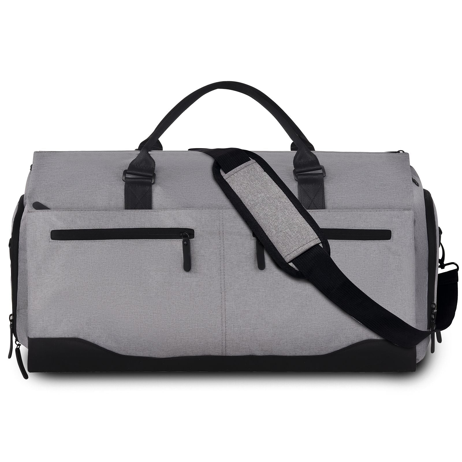 Travelite TL230620 Roll-Up Garment Duffle Bag - Lightweight Carry-On Luggage for Business Travel & Weekend Getaways (Grey) - Perfect for Gym, Work & Airplane Trips
