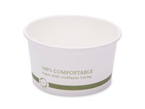 World Centric's 12oz Eco-Friendly Compostable Hot Soup Bowls - 500 Pack (Case of 500) | Perfect for Restaurants, Cafes & Catering Services | Biodegradable & Sustainable Food Containers