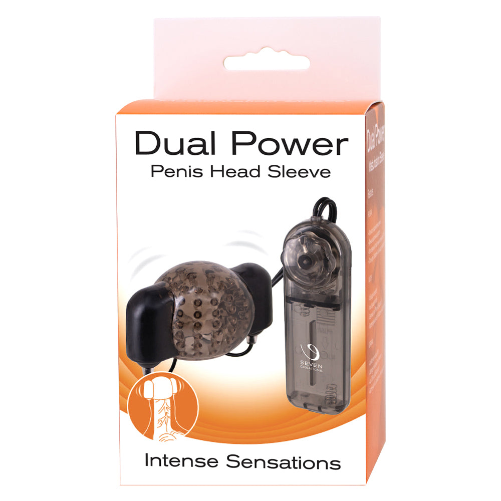 Dual Power Vibrating Penis Sleeve - Rechargeable Male Enhancement Stimulator for Couples & Solo Play - Enhance Intimacy & Pleasure in Bedroom